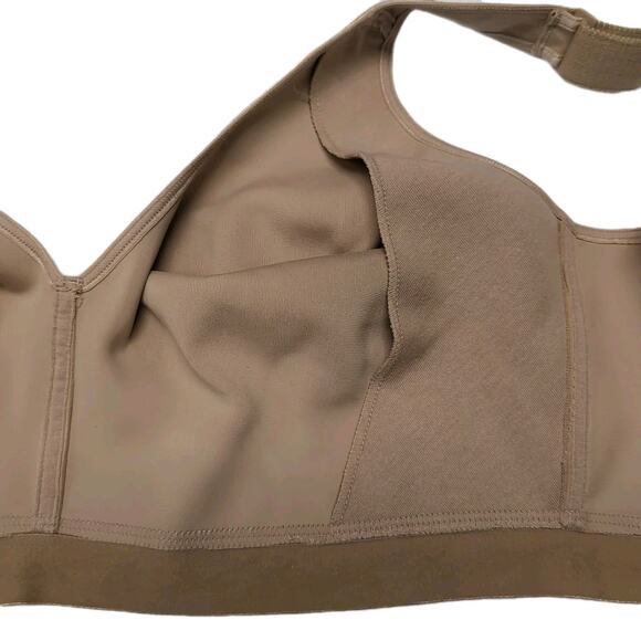 Cacique Seamless No Wire Bra Size 40DDD Unlined Full Coverage Tan Beige Soft - Picture 6 of 10